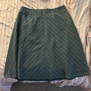 A-Line Striped Skirt in Light Blue skirt •The limited •